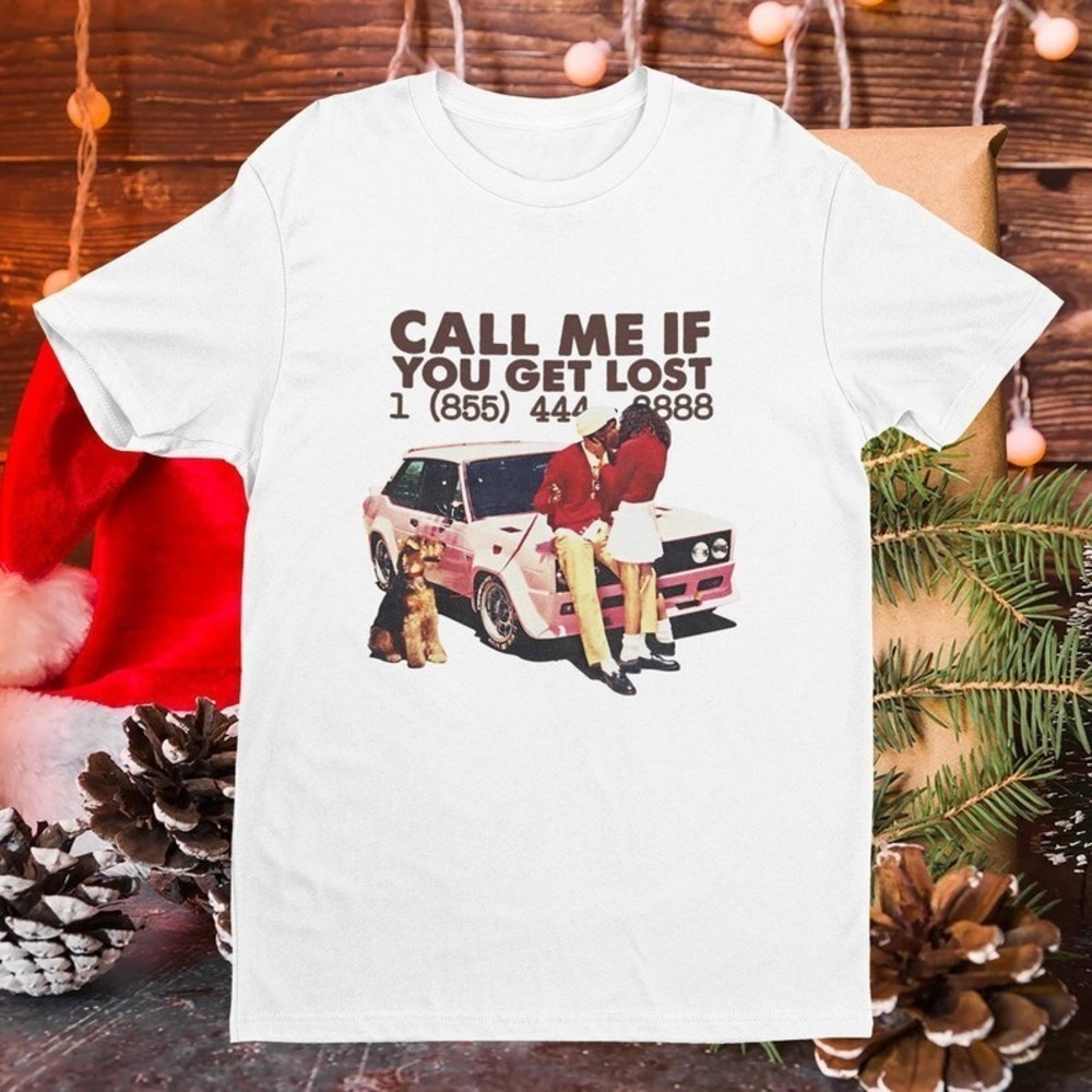 Retro Funny Call Me If You Get Lost Graphic Short Sleeve Unisex T-Shirt